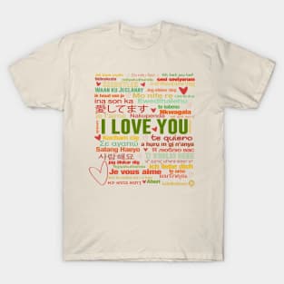 I love you in languages T-Shirt